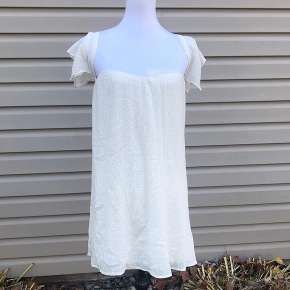 NWT O'Neill Dutch Cream Off-the-Shoulder Dress - Picture 8 of 11